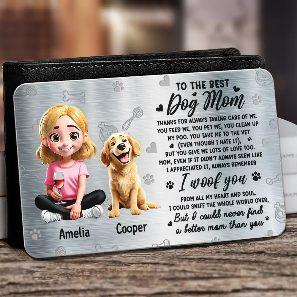 I Could Never Find A Better Dog Mom Than You 3D Effect