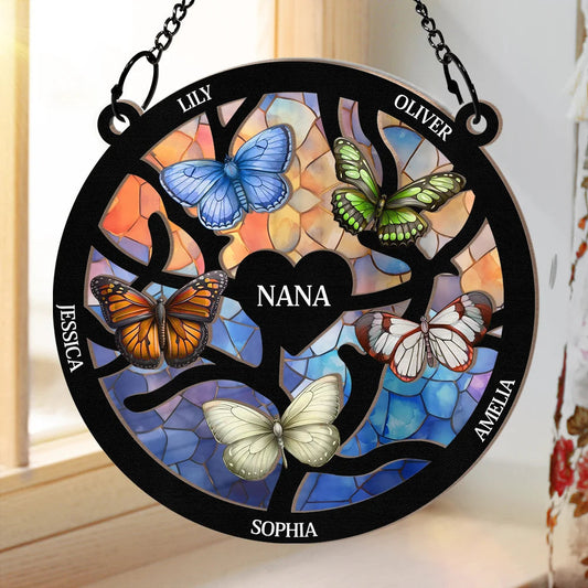 Birth Month Butterflies Nana Mom