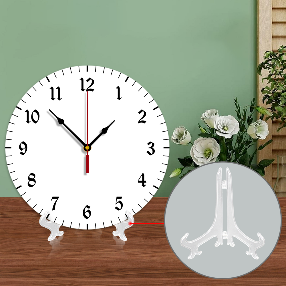 Couple Photo Valentine's Day Gift Personalized Round Digital Wall Clock