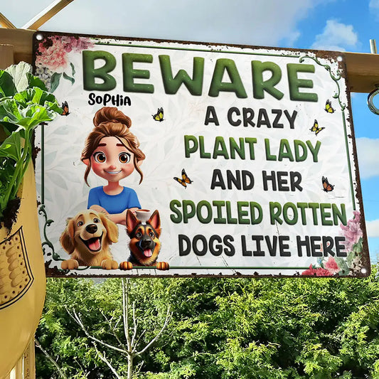 A Crazy Plant Lady & Her Spoiled Rotten Dogs Live Here Gardening