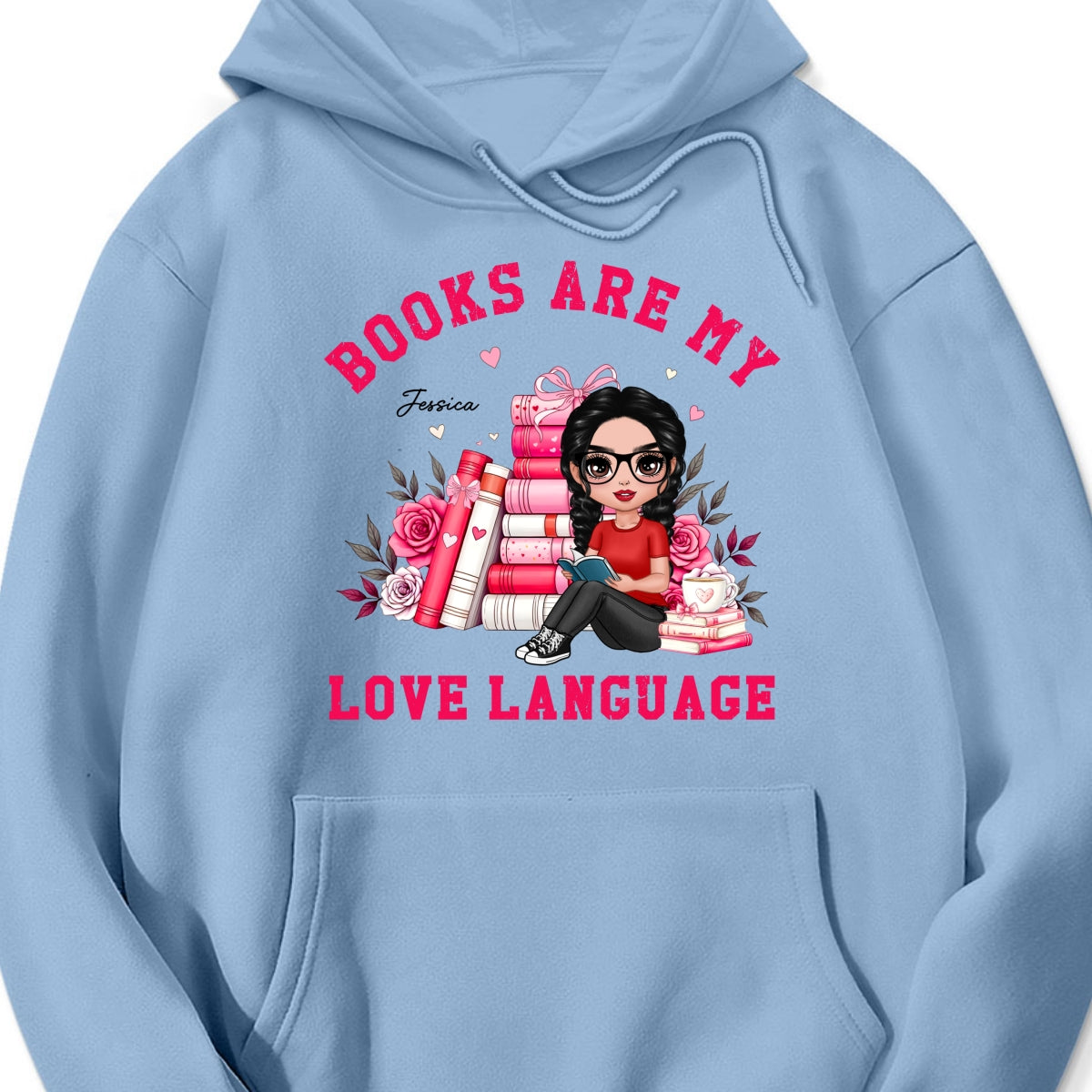 Books Are My Love Language Valentine's Day Gift For Book Lover