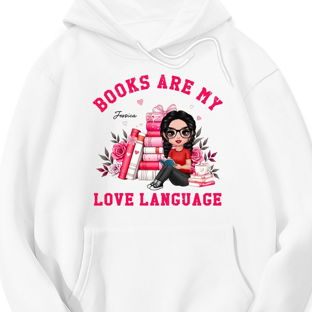 Books Are My Love Language Valentine's Day Gift For Book Lover