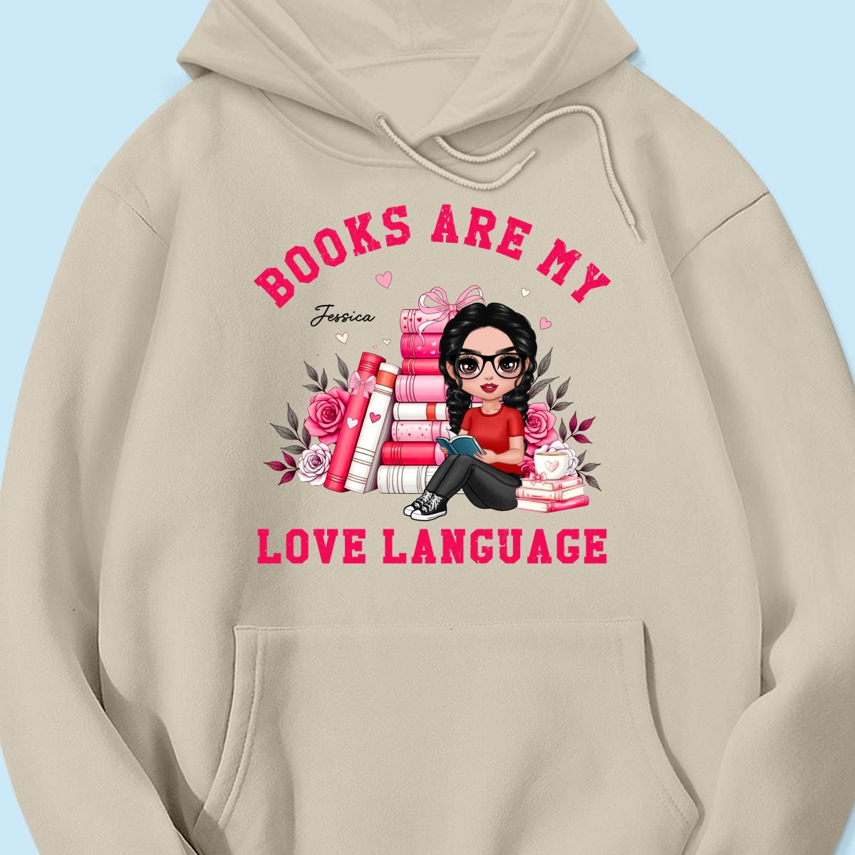 Books Are My Love Language Valentine's Day Gift For Book Lover