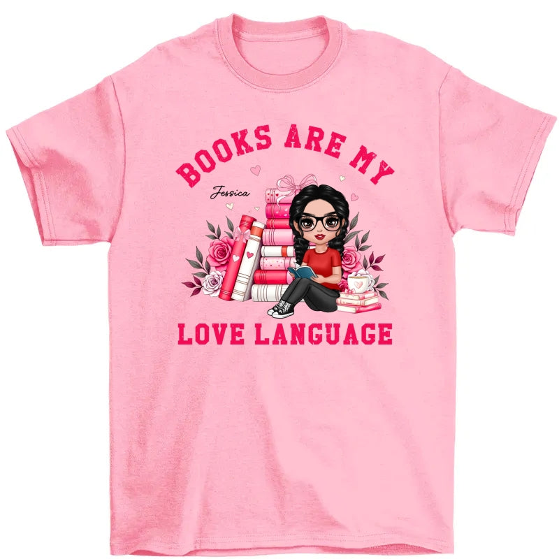 Books Are My Love Language Valentine's Day Gift For Book Lover