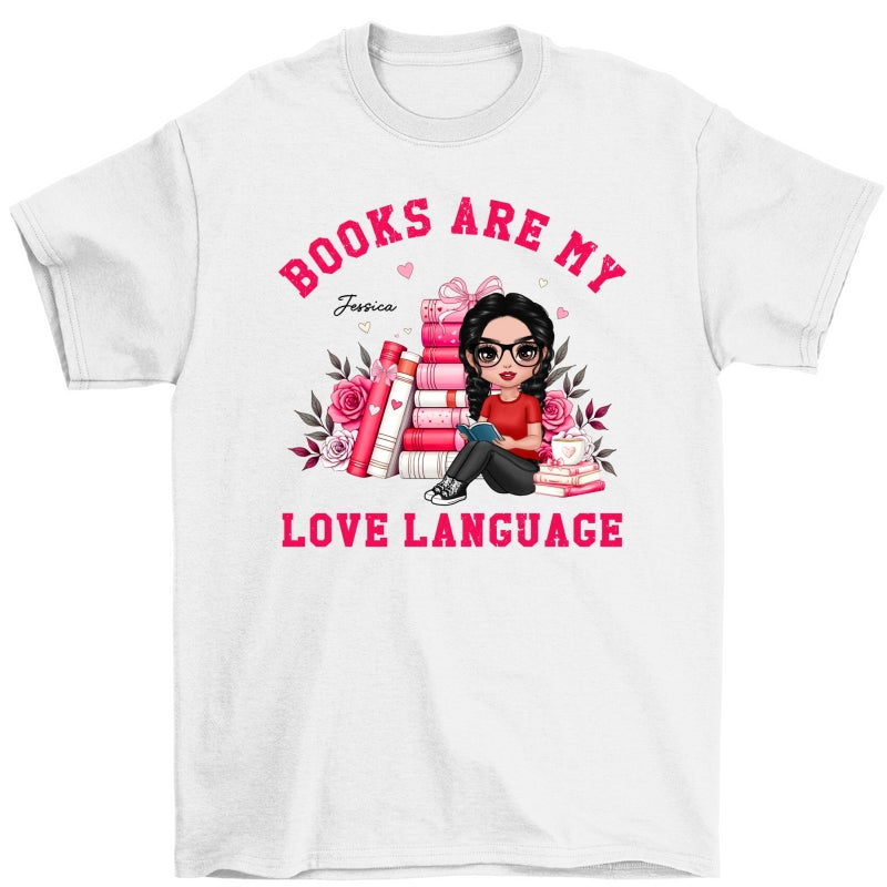 Books Are My Love Language Valentine's Day Gift For Book Lover