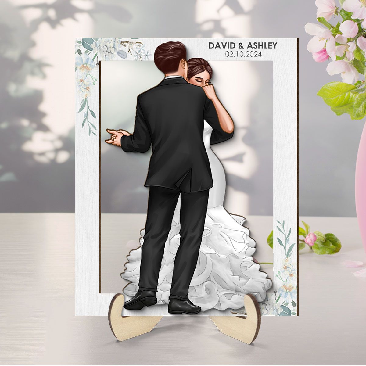 Groom Bride Dancing Frame Wedding Gift