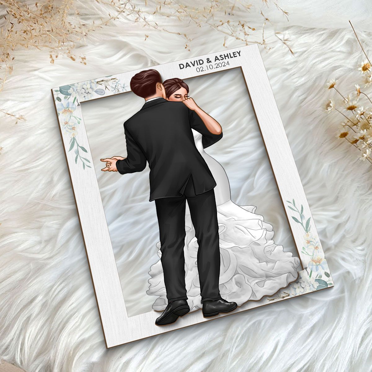 Groom Bride Dancing Frame Wedding Gift