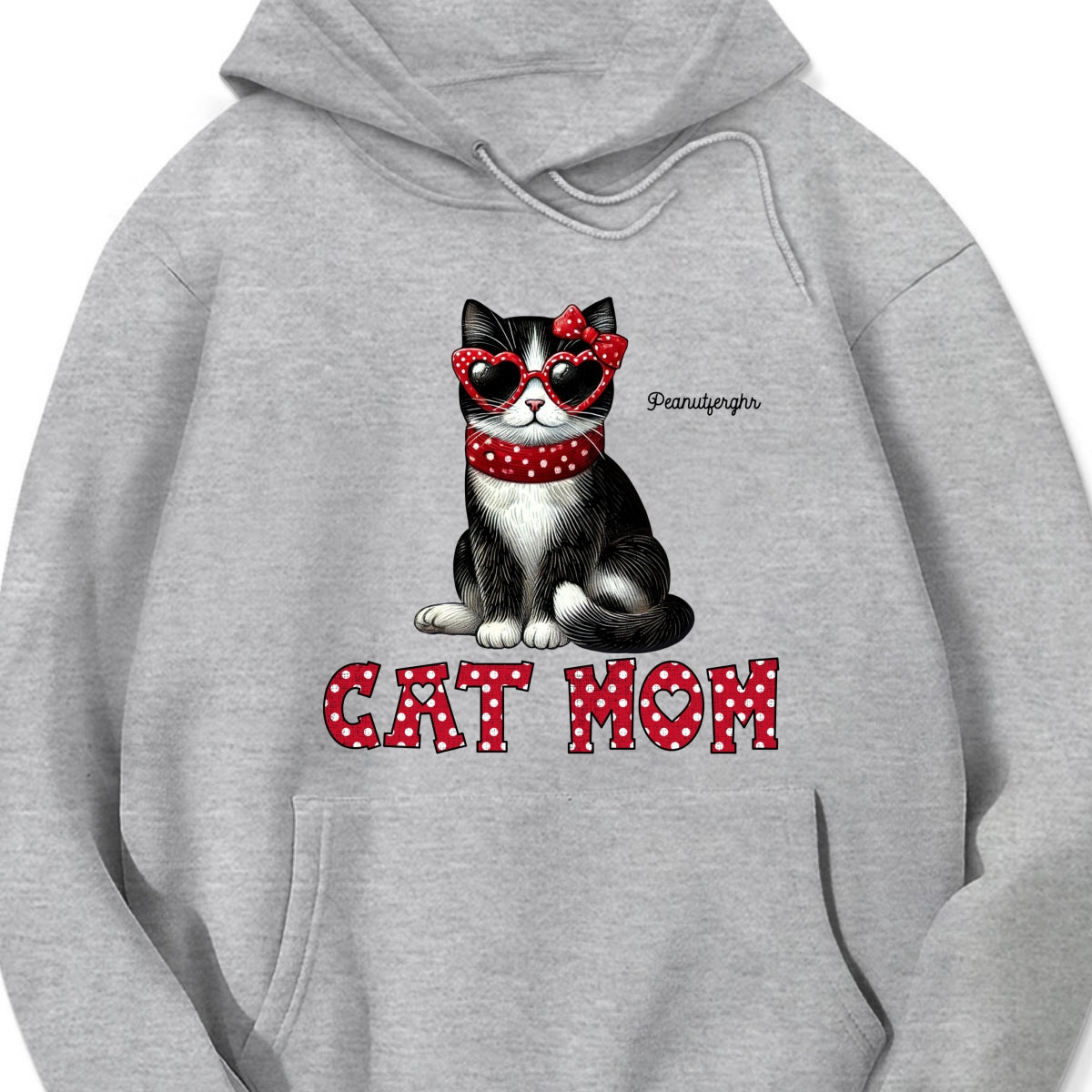 Cat Mom Valentine Pattern Personalized Shirt Gift