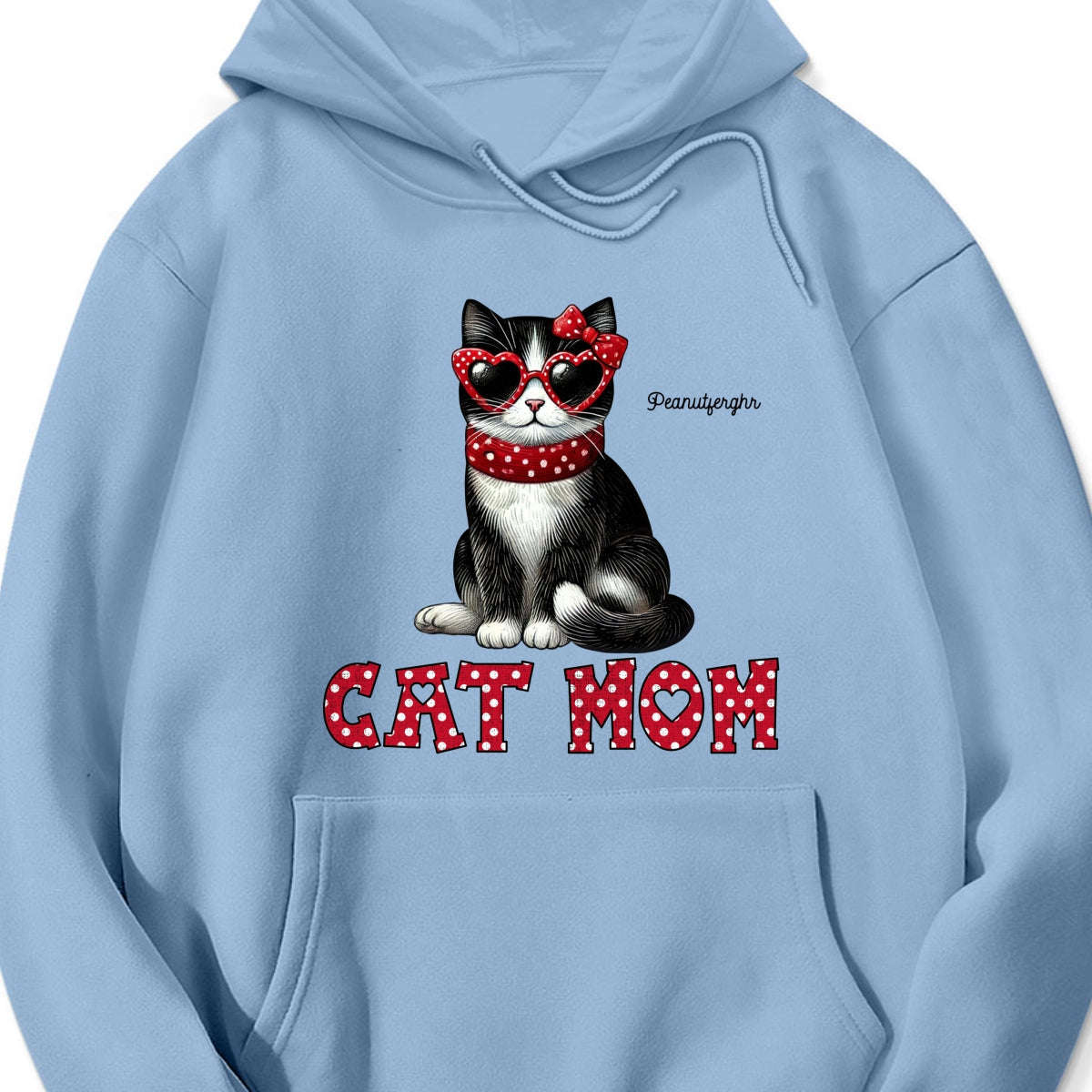 Cat Mom Valentine Pattern Personalized Shirt Gift