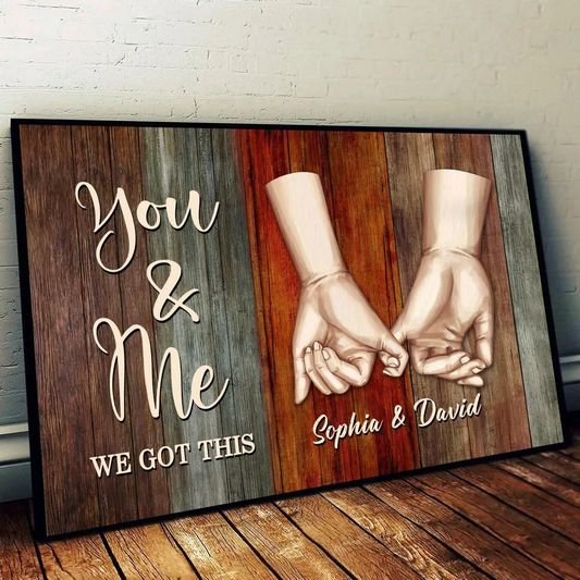 Personalized Couple  Home Decor Personalized Canvas, Valentine's Day Gift