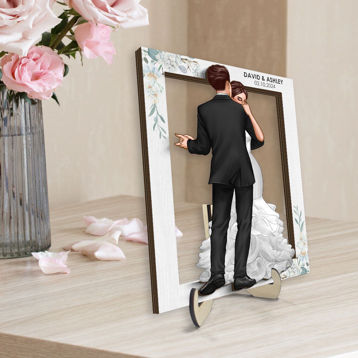 Groom Bride Dancing Frame Wedding Gift