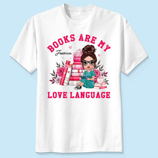 Books Are My Love Language Valentine's Day Gift For Book Lover