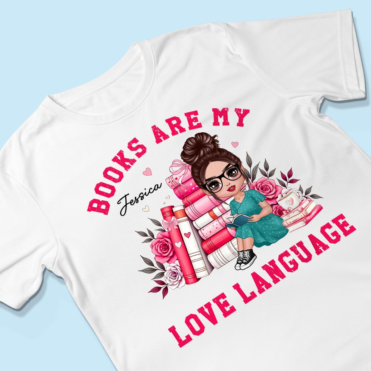 Books Are My Love Language Valentine's Day Gift For Book Lover