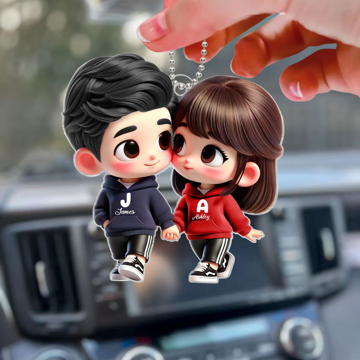 Cute Cartoon Couple Anniversary & Valentine's Day