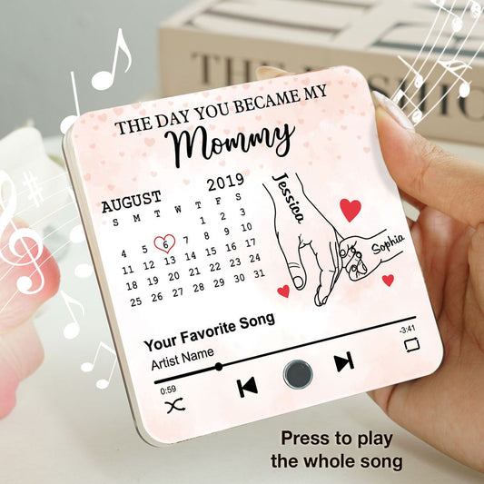 The Day You Became My Mom Grandma Custom Calendar