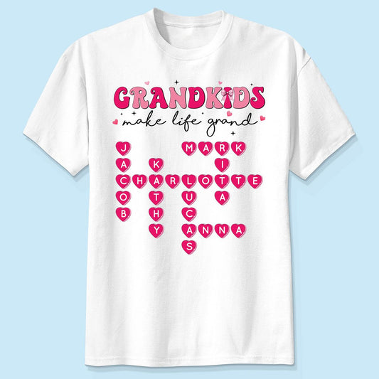 My Grandkids Are My Valentine Gift For Grandma Personalized Shirt