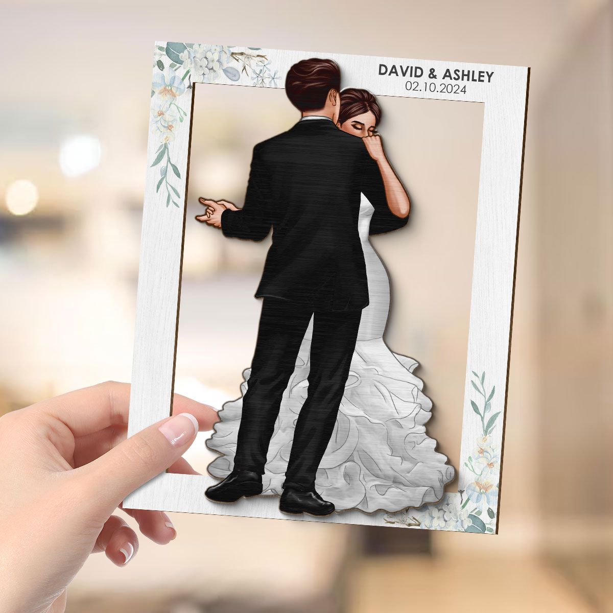 Groom Bride Dancing Frame Wedding Gift